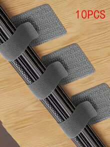 20/10/3/1pc Self-Adhesive Strong Hook And Loop Cable Ties, Reusable Cable Organizer, Cable Wrap Clips, Cable Fixing Sleeves, Suitable For USB Cables, Travel Cable Manager, Computer Mouse, Wire Bundling And Organizing - New Arrival - View 15