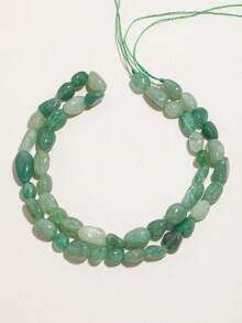 1 Strand 6*8MM Irregular Natural Stone Beads Aventurine Tourmaline Agates Crystal Beads For DIY Jewelry Making - Multicolor - View 14