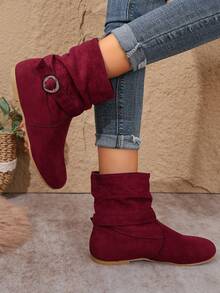 Women's New Ankle Boots Beach Party Vacation Bohemian - Red - View 6