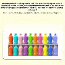 Bottle Color Matching Guessing Game, Includes 20 Color Marked Bottles And Storage Box, Color Strategy Board Game, Educational Memory Puzzle Game For Teens And Adults, Family Night, Birthday, Halloween Party Group Strategy Toy (Bottle Colors Random) - Multicolor - View 9