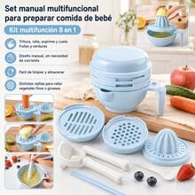 Baby Food Container - Blue - View 1