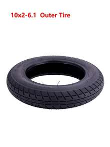 10x2-6.1 Tire Inner Outer Tube With Wheel Hub Compatible With Xiaomi Mijia M365 Series Electric Scooter High Performance Pneumatic Tyre - A - View 11