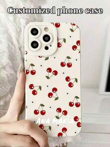 Funda para teléfono personalizada con diseño de marco de fotos, TPU suave, resistente a los golpes, mate, compatible con Apple, iPhones, adecuada para mujeres. - Blanco - Ver 3