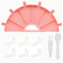 Bandeja de pintura de diamantes de 6 rejillas con pincel de plástico, para clasificación de diamantes DIY y elaboración de manualidades - Multicolor - Ver 16