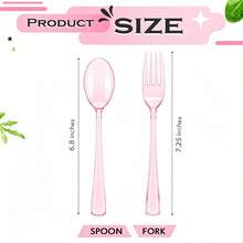 2pcs Salad Fork And Spoon, Minimalist Easy To Clean Reusable, Perfect For: Daily Dining, School Meals, Salad Plates, Birthday Parties, Banquets, Wedding Feasts - View 9