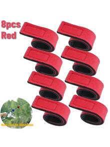8pcs Elastic Fishing Rod Straps, Designed For Convenient And Quick Fixing And Reusable - 8 Pieces - View 10