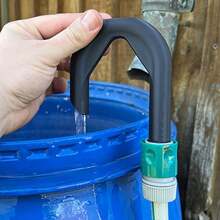 Durable Garden Hose Hook, Used To Secure Hose, Prevent Hose Kinking, Save Space, Suitable For Watering Cans, Buckets And Pool Fillers. No-Tool Installation Garden Storage Organizer - Black, 1 Unit - View 6