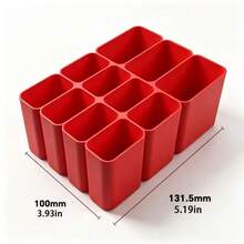 New 11-Compartment USB Cable Organizer/Tray, An Essential Accessory For Organizing Electronic Devices, A Desktop Drawer-Style Cable Organizer Suitable For Home And Office Use. - Multicolor - View 4