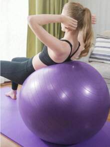 1 buah Bola Yoga Stabilitas, Bola Kebugaran Anti-Selip untuk Pilates, Keseimbangan, Latihan Otot Inti, dan Olahraga Harian - MultiWarna - View 4