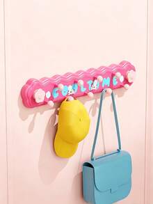 1pc Suction Cup Rotatable Row Hooks, No‑Drill Strong Load‑Bearing Wall Hangers, Multicolor Dopamine Style, Plastic Material, Multi‑Scene Use For Bathroom Kitchen Entryway Behind Door, Household Storage Organizer Hooks For Daily Home Organization - Multicolor - View 14