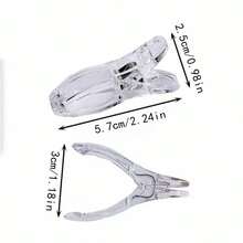 13pcs Heavy Duty Transparent Plastic Spring Clamps, Strong High Load Bearing Multi-Function Fixing Clips, Suitable For Balloon Arch Setup, Birthday Party Backdrop Decoration, Handicrafts, Woodworking Clamping, Photography Backdrop, Durable Non-Slip Base Design, Universal Large Size Fixing Accessories For Party Decor - Multicolor - View 11