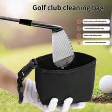 Portable Golf Ball Cleaning Pouch Quick Dry Microfiber Golf Ball Washer Bag With Carabiner Clip For Golf Sports Outdoor Training - Multicolor - View 5