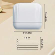 Planner Roller Stamp, Self-Discipline Check-In Memo, Office Meeting Record, Checklist, Diary Log, Important Item Registration, Planner List, Classroom Assignment Task Record, Reward Gift And Office Supplies Postage Stamp - A002 - View 6