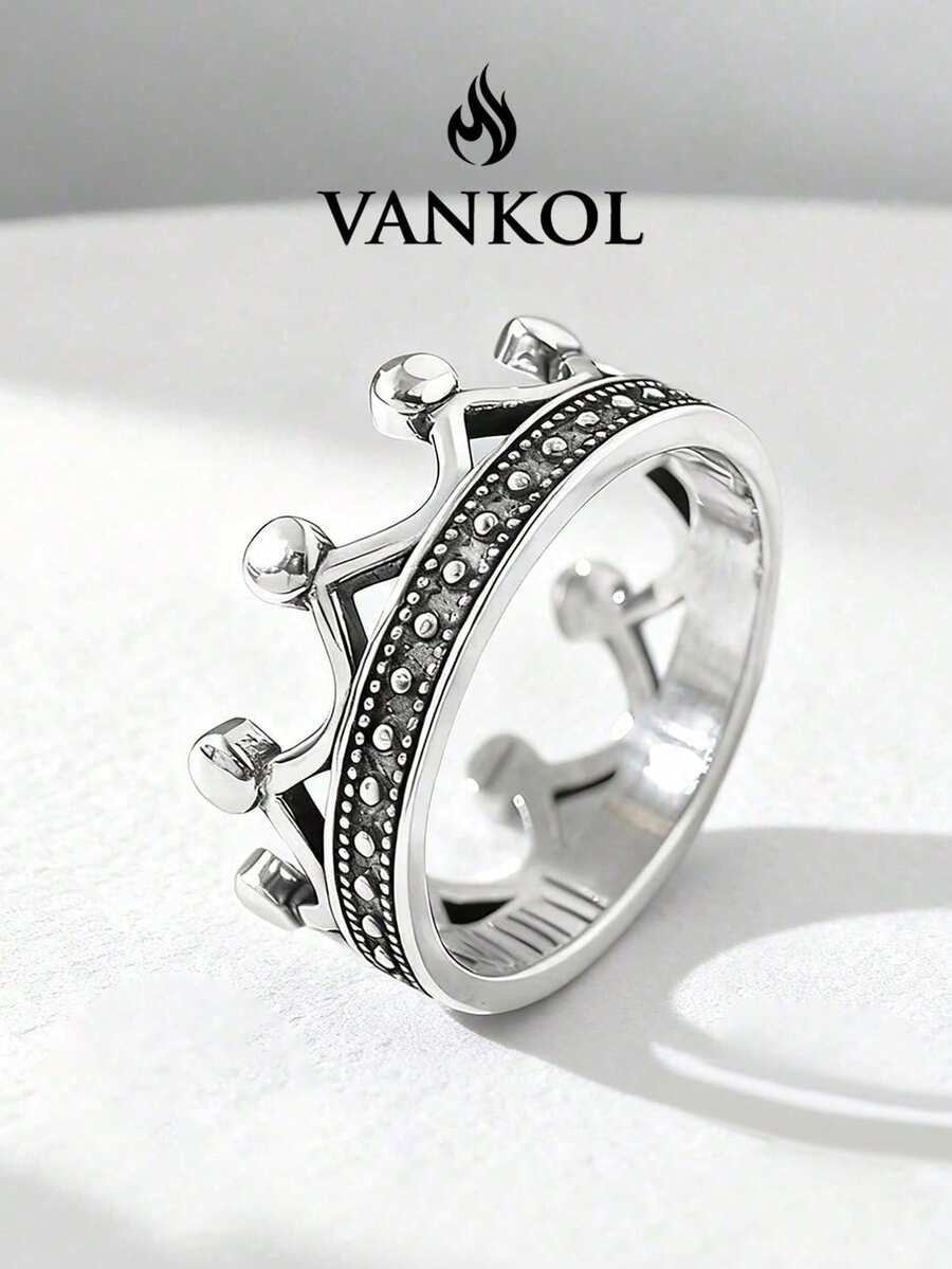 1pc Minimalist Unique Crown Ring, Exquisite Jewelry Gift For Women - Crown Ring - View 1