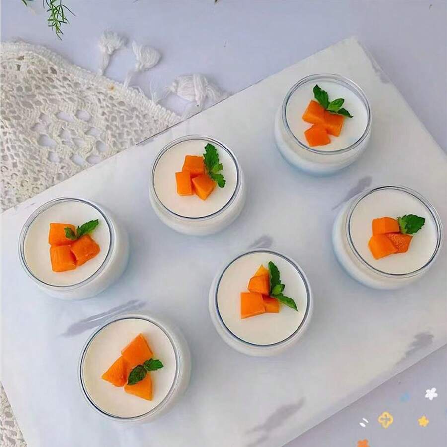 Cangkir Snack Bulat Kreatif, Transparan dan Bertekstur Bersih, Cocok untuk Puding, Mousse, Buah Segar dan Biji-bijian, Dapat Digunakan untuk Acara Keluarga, Jamuan Teh Komersial dan Pesta Koktail, Dapat Ditumpuk dan Mudah Dibersihkan, Desain Minimalis dan Unik, Meningkatkan Estetika Penyajian Makanan, Menciptakan Efek Tampilan Makanan yang Istimewa. - transparan - View 1
