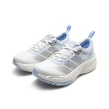 Adidas Sepatu lari wanita model baru dengan bagian atas berbahan jala yang bernapas, ringan, dan menyerap guncangan. - Putih/Biru Muda - View 9
