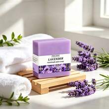 Sabun Minyak Esensial Lavender, Sabun Buatan Tangan, Sabun Mandi, Sabun Pembersih Tubuh, Pembersih Kulit Harian - Lavender - View 3