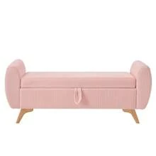 Storage Benches & Ottomans - Pink - View 6