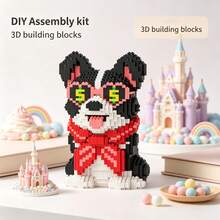 Cute Puppy Series Collection, 2000+ To 3500+ PCS, Halloween Gift, Creative Room Decor, Desktop Ornament, Halloween Gift, Birthday Gift, Christmas Gift, Graduation Gift, Best Friend Gift, Couple Gift, New Year Gift, Suitable For Everyone - Multi-color/ys1968/Money Dog - View 5