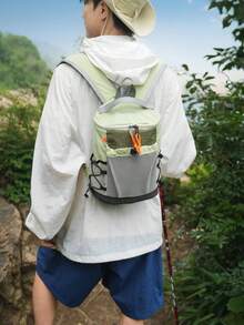 Unisex Compact Outdoor Hiking Rucksack, Small Backpack With Mesh Pockets Lightweight Daypack For Trekking Camping Weekend Travel - Multicolor - View 5