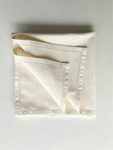 Custom Logo Embroidered Luxury Linen Napkins, Personalized Logo Embroidered Linen Napkins, Company Logo Embroidered Napkins, Suitable For Company Dinner - Multicolor - View 9