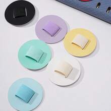 10pcs Pen Clip Set, Self-Adhesive Elastic Pen Holder, Suitable For Notebooks, Diaries, Heart-Shaped Calendars, Notebook Companions, Memo Pads, Business Accessories, Self-Adhesive Pen Clips, Leather Creative Minimalist Elastic Band Pen Holder, Heart-Shaped PU Leather Self-Adhesive Pen Holder, Minimalist In-Stock Notebook Tablet Accessories, Elastic Pen Holder - Multicolor - View 4