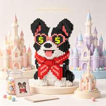 Cute Puppy Series Collection, 2000+ To 3500+ PCS, Halloween Gift, Creative Room Decor, Desktop Ornament, Halloween Gift, Birthday Gift, Christmas Gift, Graduation Gift, Best Friend Gift, Couple Gift, New Year Gift, Suitable For Everyone - Multi-color/ys1968/Money Dog - View 3