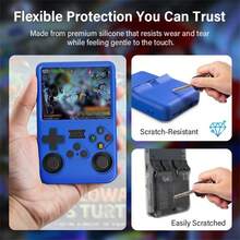 Color Silicone Case For R36S Handheld Game Console Silicone Protective Cover Anti-Scratch Storage Box Soft Shell - View 5