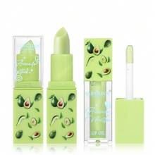 Avocado Lip Care Set, Moisturizing Lip Balm & Hydrating Lip Oil Kit, Nourish Dry Lips, Glossy Lip Makeup For Daily Use - Avocado Set - View 6