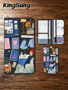 Kingsung Artistic Splicing Pattern Car Document Holder,Women's ID Bag,Wallet & Card Case For Registration, Insurance, Driver's License, Passport & Cards/Travel/Vacation Essential, Perfect Gift For Car/Truck/Motorcycle Owners - Multicolor - View 4