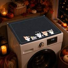 Cute Cartoon Kitten Print Washing Machine Top Cover Mat, Non‑Slip Waterproof Dust‑Proof Dryer Protector Pad For Laundry Room - Cute Kitten - View 8