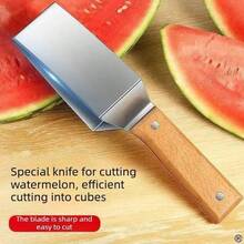 Alat Pemotong Semangka Baru 2026, Alat Pemotong Buah Manual Stainless Steel, Alat Dapur Pemotong Cepat Buah Musim Panas, Cocok untuk Acara Keluarga dan Berkemah - Perak - View 7