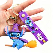 1 buah Gantungan Kunci Disney Anime Halloween Natal Gantungan Kunci Liontin Stitch Lucu Hiasan Tas - Berbagai gaya - View 15