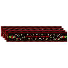 The Grinch 1pc Christmas Table Runner And Placemat Set, Linen Fabric Material, Christmas Table Decoration Table Runner And Placemat Set, Cartoon Image, Holiday Table Atmosphere Decoration Kit, Suitable For Winter Christmas Home Dinner, Holiday Table Setting, Themed Gathering, Party Banquet Scenes. - Multicolor - View 6