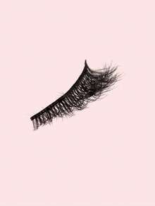 10 Pairs Crisscross 14mm Long False Eyelashes - Black - View 3
