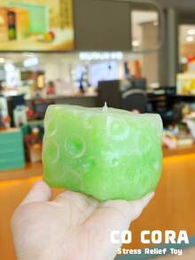 [Squishy] 巨型透明冰川起司，特大號椰子油浸漬塊狀起司，5cm-7cm-8cm，磨砂冰川紋理起司捏捏樂玩具，理想禮物，生日禮物 - 彩色 - 查看 7