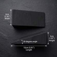 2pcs Set Of Squat Wedge Ramp Steps - Ideal For Yoga, Strength Training, And Deep Stretching - Squat Assist Triangle Ramp Blocks - Yoga Blocks For Achieving Deep Leg Flexion - Multicolor - View 5