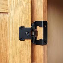 4pcs/8pcs Self-Closing Spring Hinges With Matching Screws, Automatic Rebound Cabinet Door Hinges, Cabinet Door Hardware Accessories - 4 Items - View 5