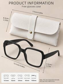 Blue Light Filtering Glasses With Clear Lenses Reduce And Filter Blue Light Emitted From Screens. Suitable For Indoor Office Use And Short-Term Outdoor Use, They Are Ideal For People Who Work, Study, Or Frequently Use Their Mobile Phones. - Glasses [Clear Lens] - View 11