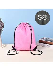 Lightweight Drawstring Bag - Durable, Compact And Washable Neutral Backpack, Perfect For Outdoor Sports, Camping, Hiking, And A Great Choice For American Football Fans! Drawstring Bag, Thickened Waterproof Solid Color Backpack - Multicolor - View 18