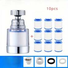 Universal Kitchen Faucet Water Purifier, 360° Rotating Faucet Extension Tube With Filter Aerator, Suitable For Home Sinks - Faucet Filter - View 7