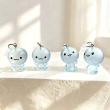 1pc Luminous Ball Slippy Big Head Man Pendant Mobile Phone Port Dust Plug - Multicolor - View 9