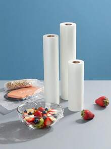 Cortador de película adherente para almacenamiento en el hogar, caja de almacenamiento de película adherente para la cocina, ahorra espacio de manera efectiva, hace que el uso de película adherente sea talla grande conveniente, caja rectangular larga para cortar y almacenar película adherente - Multicolor - Ver 10