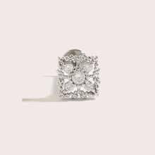 1pc Fashionable Retro Square Diamond Stainless Steel Stud Earrings Suitable For Women Daily Wear - Square Drill - View 6