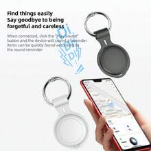 MFI Certified GPS Mini Tracker, Anti-Lost Reminder Device, Suitable For "Find My" (Compatible With Apple Mobile System Only) CR2032 Replaceable Battery, No Network Required, No App Installation Required, - Black - View 5
