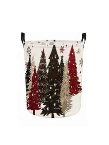 Dirty Clothes Storage Basket, Large Capacity Laundry Hamper, Multi-Functional Gift Storage Organizer, Suitable For Sofas, Toys, Living Room, Bathroom, Bedroom, Christmas Holiday Storage Basket, Sturdy Clips Included, Versatile Use - Multicolor - View 13