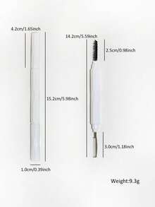 Eyebrow Brush, Eyebrow Comb, Spiral Brush, Fine-Tooth Small Comb, Eyebrow Grooming Tool, Mascara Comb, Eye Makeup Brush - Multicolor - View 7
