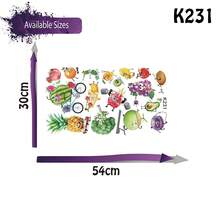 1Set Waterproof Vegetable Wall Stickers Fruit And Veggie Wall Decalsfor Kindergarten Playroom Kitchen Home Wall Decor - Vegetables - View 8
