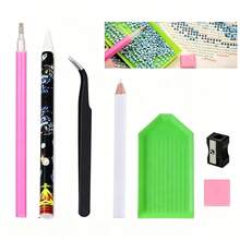 111 Pcs Diamond Painting Tools,48 Slots Storage Container For Diamond Art Kits For Adults,Portable Handle Design,Blue/Purple/Pink Series Multi-Layer Storage For Drills & Accessories,Ideal Craft Gift,Jewelry Bead Organizer For Rhinestones,Gem,Bead - View 13