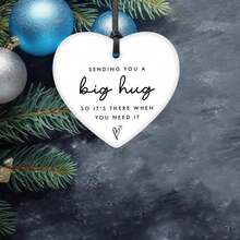 Thinking Of You Gift Sending You A Big Hug So It's There When You Need It Keepsake Missing You Stay Strong - Black Flat Cord - View 6